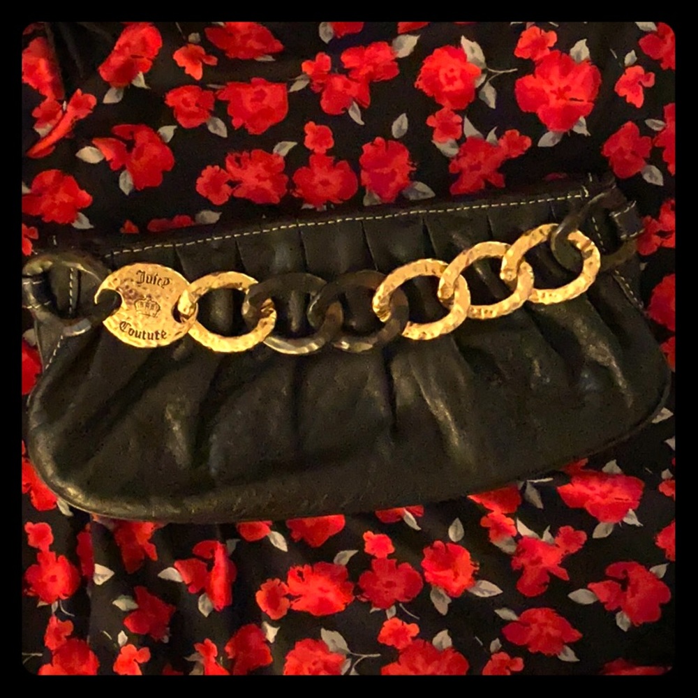 Juicy couture genuine leather clutch✨